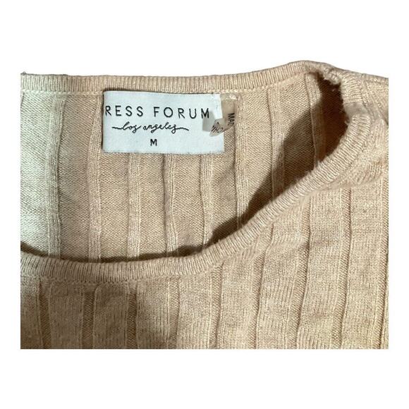 Dress Forum Top Women Medium Beige - Picture 2 of 7